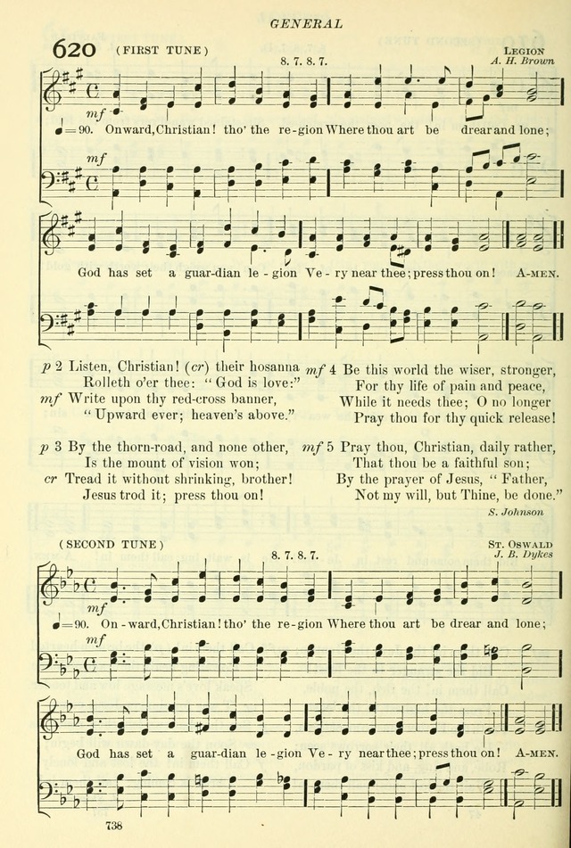 The Church Hymnal: revised and enlarged in accordance with the action of the General Convention of the Protestant Episcopal Church in the United States of America in the year of our Lord 1892. (Ed. B) page 786