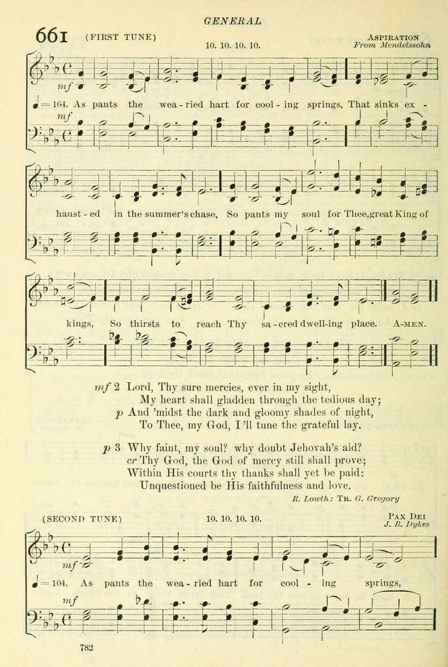 The Church Hymnal: revised and enlarged in accordance with the action of the General Convention of the Protestant Episcopal Church in the United States of America in the year of our Lord 1892. (Ed. B) page 830