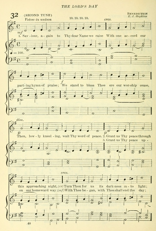 The Church Hymnal: revised and enlarged in accordance with the action of the General Convention of the Protestant Episcopal Church in the United States of America in the year of our Lord 1892. (Ed. B) page 88