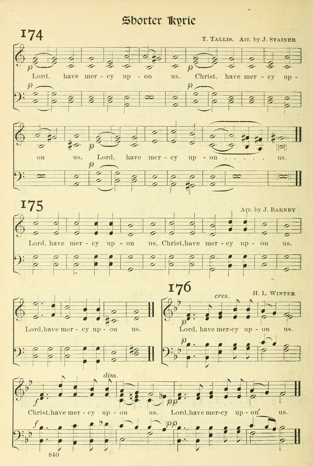 The Church Hymnal: revised and enlarged in accordance with the action of the General Convention of the Protestant Episcopal Church in the United States of America in the year of our Lord 1892. (Ed. B) page 888