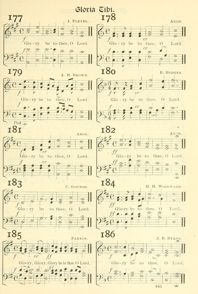 The Church Hymnal: revised and enlarged in accordance with the action of the General Convention of the Protestant Episcopal Church in the United States of America in the year of our Lord 1892. (Ed. B) page 889
