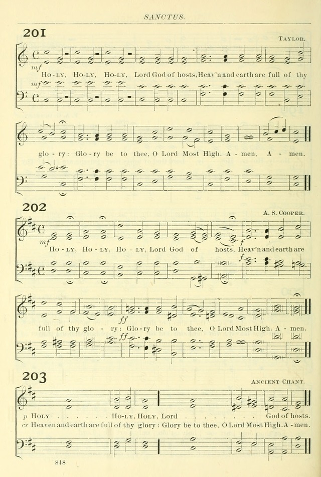 The Church Hymnal: revised and enlarged in accordance with the action of the General Convention of the Protestant Episcopal Church in the United States of America in the year of our Lord 1892. (Ed. B) page 896