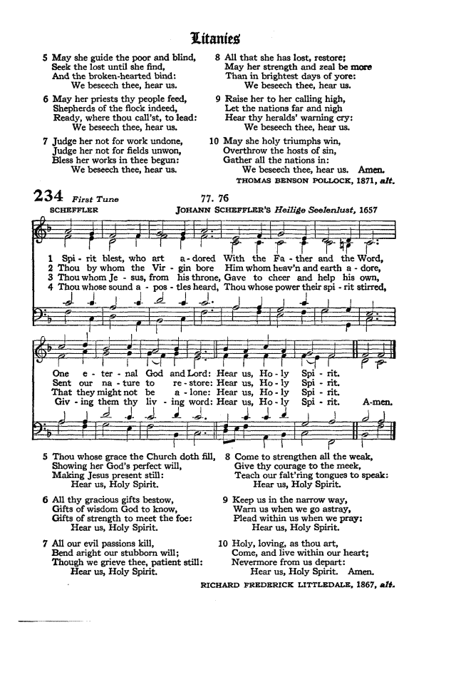The Hymnal of the Protestant Episcopal Church in the United States of America 1940 page 295