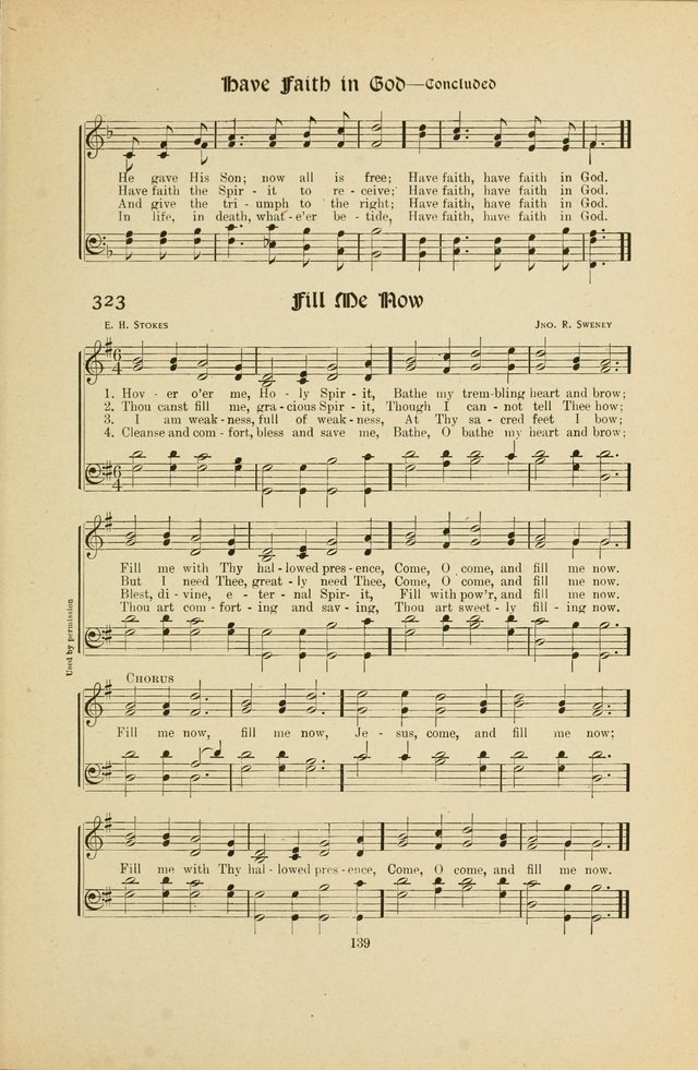 Hymns, Psalms and Gospel Songs: with responsive readings page 139