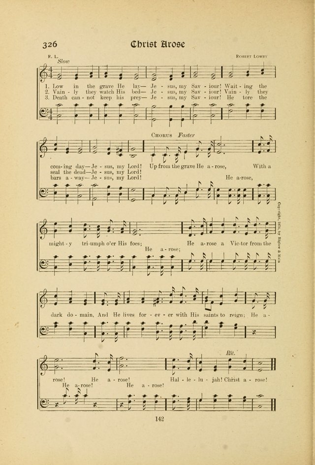 Hymns, Psalms and Gospel Songs: with responsive readings page 142