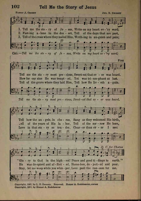 Hymns of Praise Number Two page 102