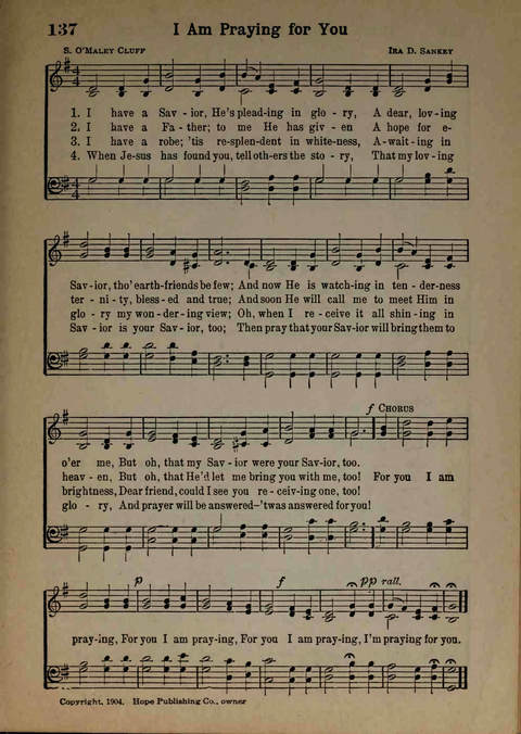 Hymns of Praise Number Two page 137