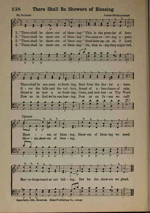 Hymns of Praise Number Two page 138
