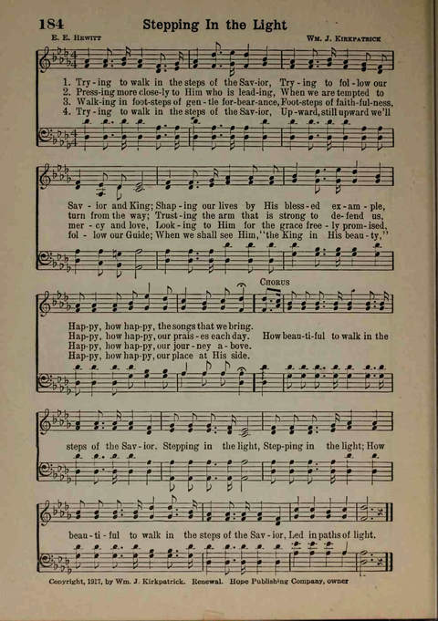 Hymns of Praise Number Two page 184