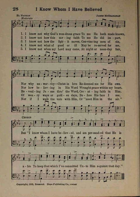 Hymns of Praise Number Two page 28