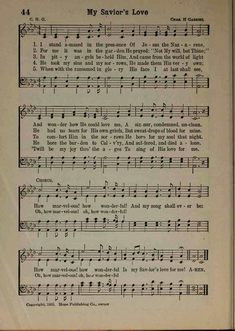Hymns of Praise Number Two page 44