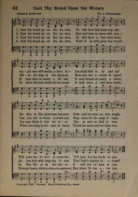 Hymns of Praise Number Two page 61