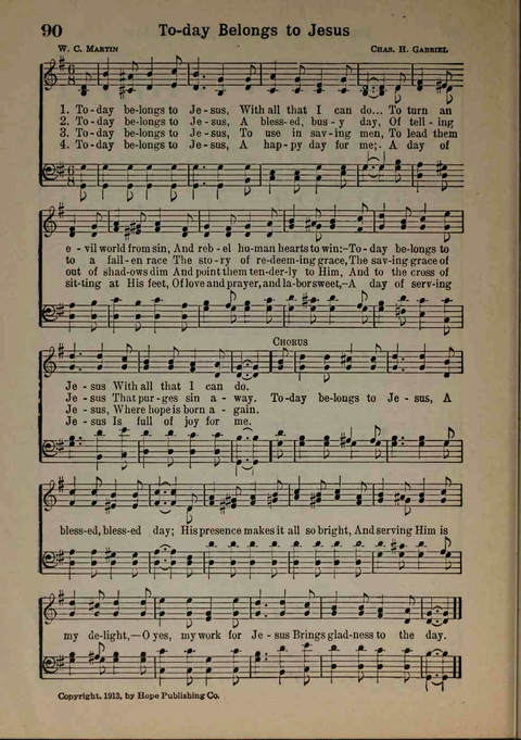 Hymns of Praise Number Two page 90