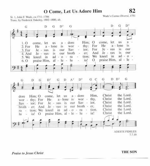 Hymns for a Pilgrim People: a congregational hymnal page 110
