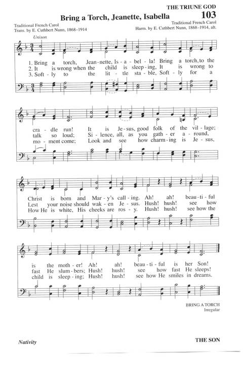 Hymns for a Pilgrim People: a congregational hymnal page 136