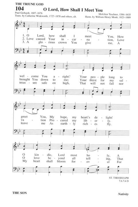 Hymns for a Pilgrim People: a congregational hymnal page 137