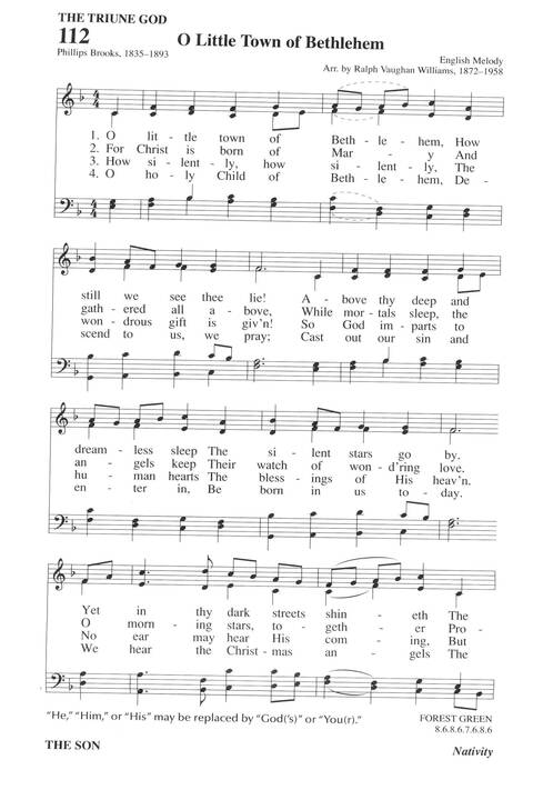Hymns for a Pilgrim People: a congregational hymnal page 149