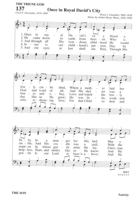 Hymns for a Pilgrim People: a congregational hymnal page 181