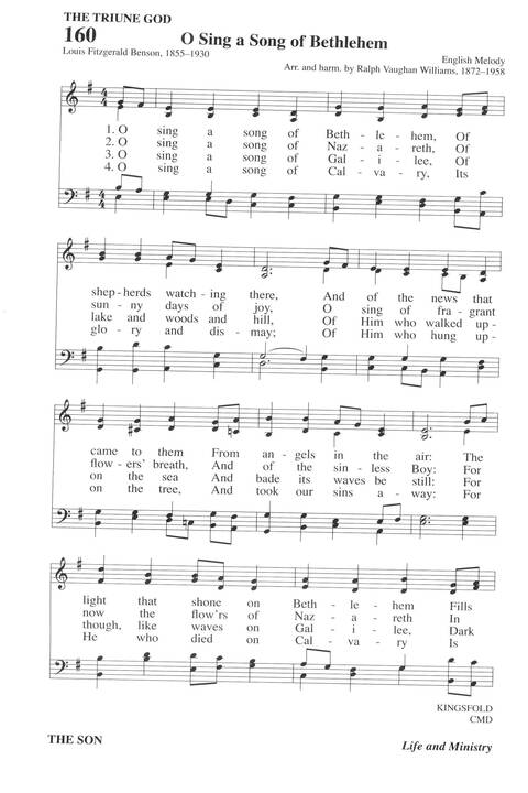 Hymns for a Pilgrim People: a congregational hymnal page 215