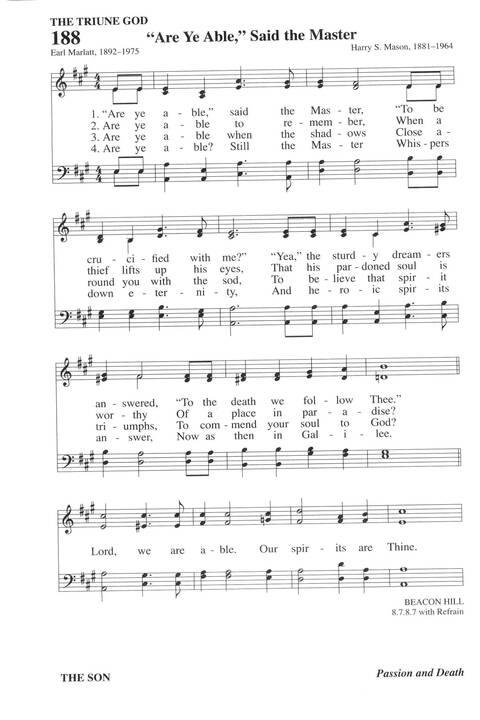 Hymns for a Pilgrim People: a congregational hymnal page 253