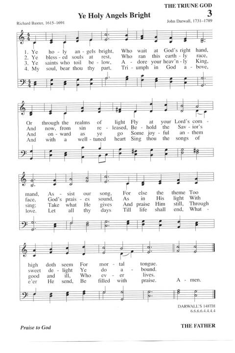Hymns for a Pilgrim People: a congregational hymnal page 3