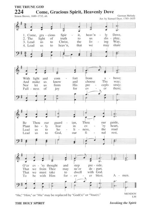 Hymns for a Pilgrim People: a congregational hymnal page 305