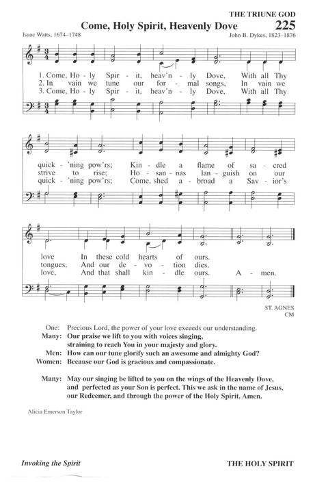 Hymns for a Pilgrim People: a congregational hymnal page 306