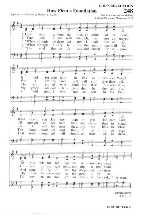 Hymns for a Pilgrim People: a congregational hymnal page 336