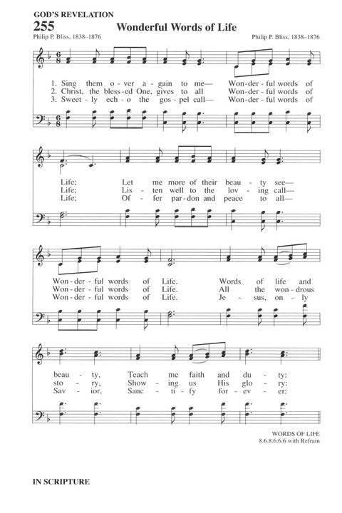 Hymns for a Pilgrim People: a congregational hymnal page 345
