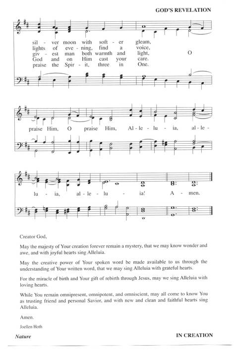 Hymns for a Pilgrim People: a congregational hymnal page 354