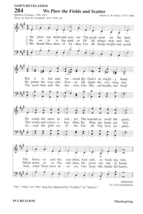 Hymns for a Pilgrim People: a congregational hymnal page 381