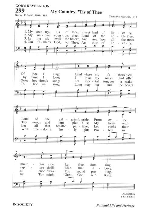 Hymns for a Pilgrim People: a congregational hymnal page 399