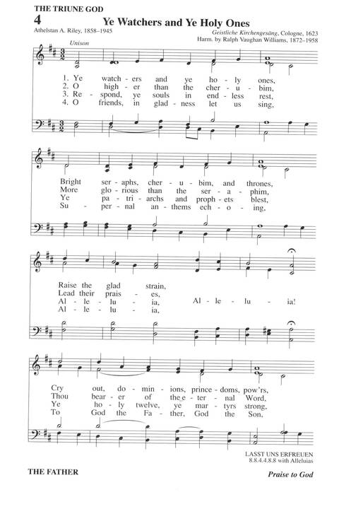 Hymns for a Pilgrim People: a congregational hymnal page 4