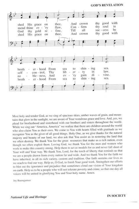 Hymns for a Pilgrim People: a congregational hymnal page 402