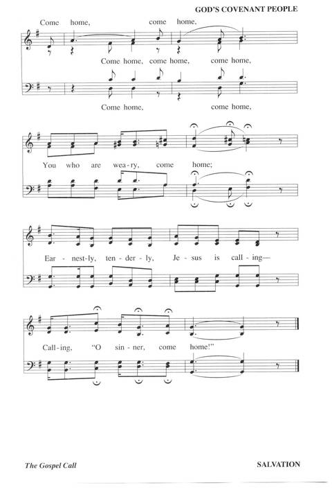 Hymns for a Pilgrim People: a congregational hymnal page 428