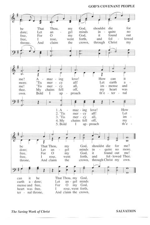 Hymns for a Pilgrim People: a congregational hymnal page 453