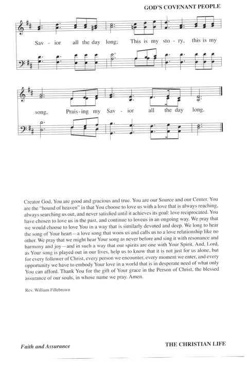 Hymns for a Pilgrim People: a congregational hymnal page 487