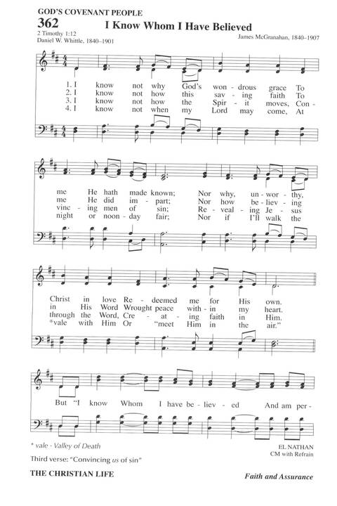 Hymns for a Pilgrim People: a congregational hymnal page 490