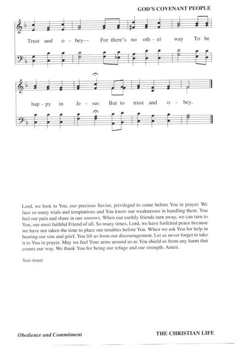 Hymns for a Pilgrim People: a congregational hymnal page 499