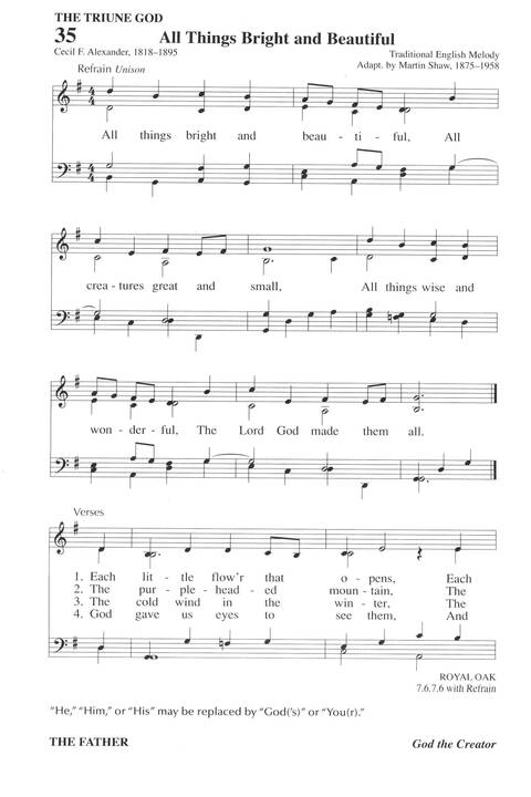 Hymns for a Pilgrim People: a congregational hymnal page 50