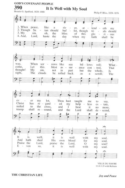 Hymns for a Pilgrim People: a congregational hymnal page 534