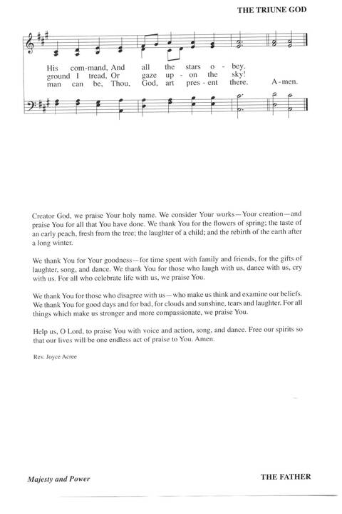 Hymns for a Pilgrim People: a congregational hymnal page 57
