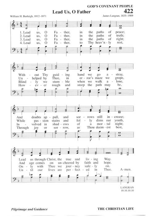 Hymns for a Pilgrim People: a congregational hymnal page 582