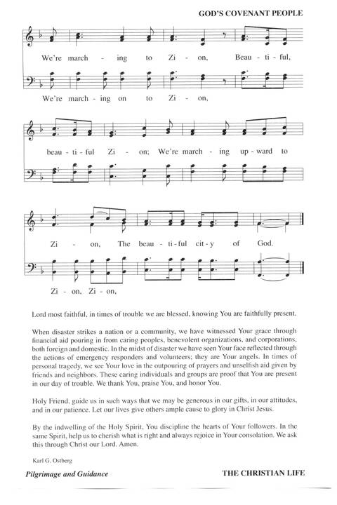 Hymns for a Pilgrim People: a congregational hymnal page 590