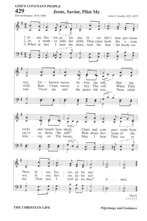 Hymns for a Pilgrim People: a congregational hymnal page 593