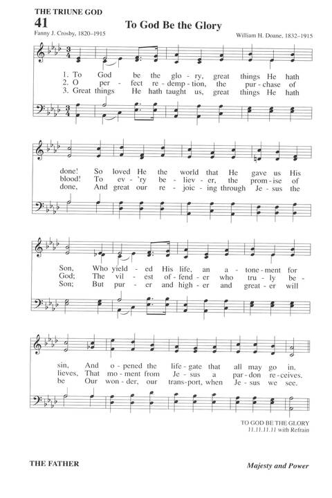 Hymns for a Pilgrim People: a congregational hymnal page 60