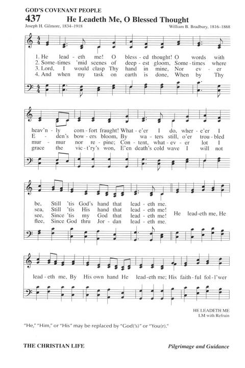 Hymns for a Pilgrim People: a congregational hymnal page 605