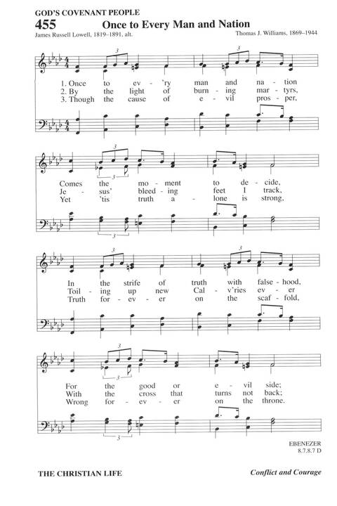 Hymns for a Pilgrim People: a congregational hymnal page 627