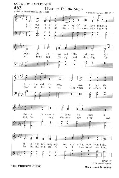 Hymns for a Pilgrim People: a congregational hymnal page 638