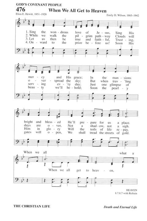 Hymns for a Pilgrim People: a congregational hymnal page 656